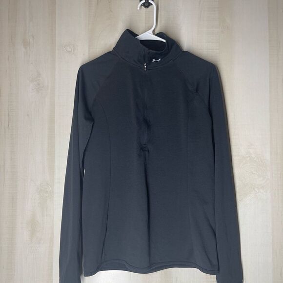 Under Armour black 1/2 zip long sleeve pullover, size medium - Picture 4 of 13